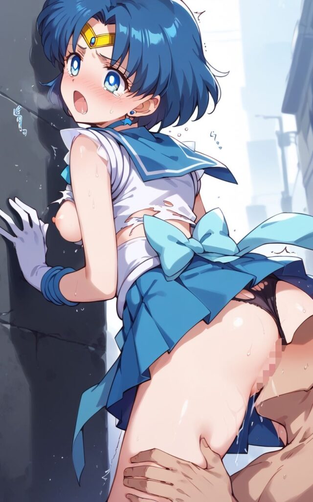 【同人エロCG画像】敗北の代償 水野○美 ヒロインがボロボロに敗北してレイプされるｗｗ強制フェラ＆中出し種付け｜d_429469 無料 同人エロCG画像 ぶっかけ 画像3